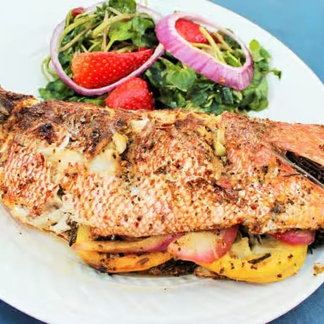 Grilled Red Snapper.