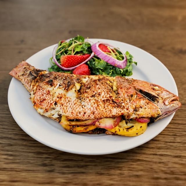 Grilled Red Snapper.